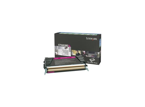 Toner LEXMARK C734A1MG 6K rød 